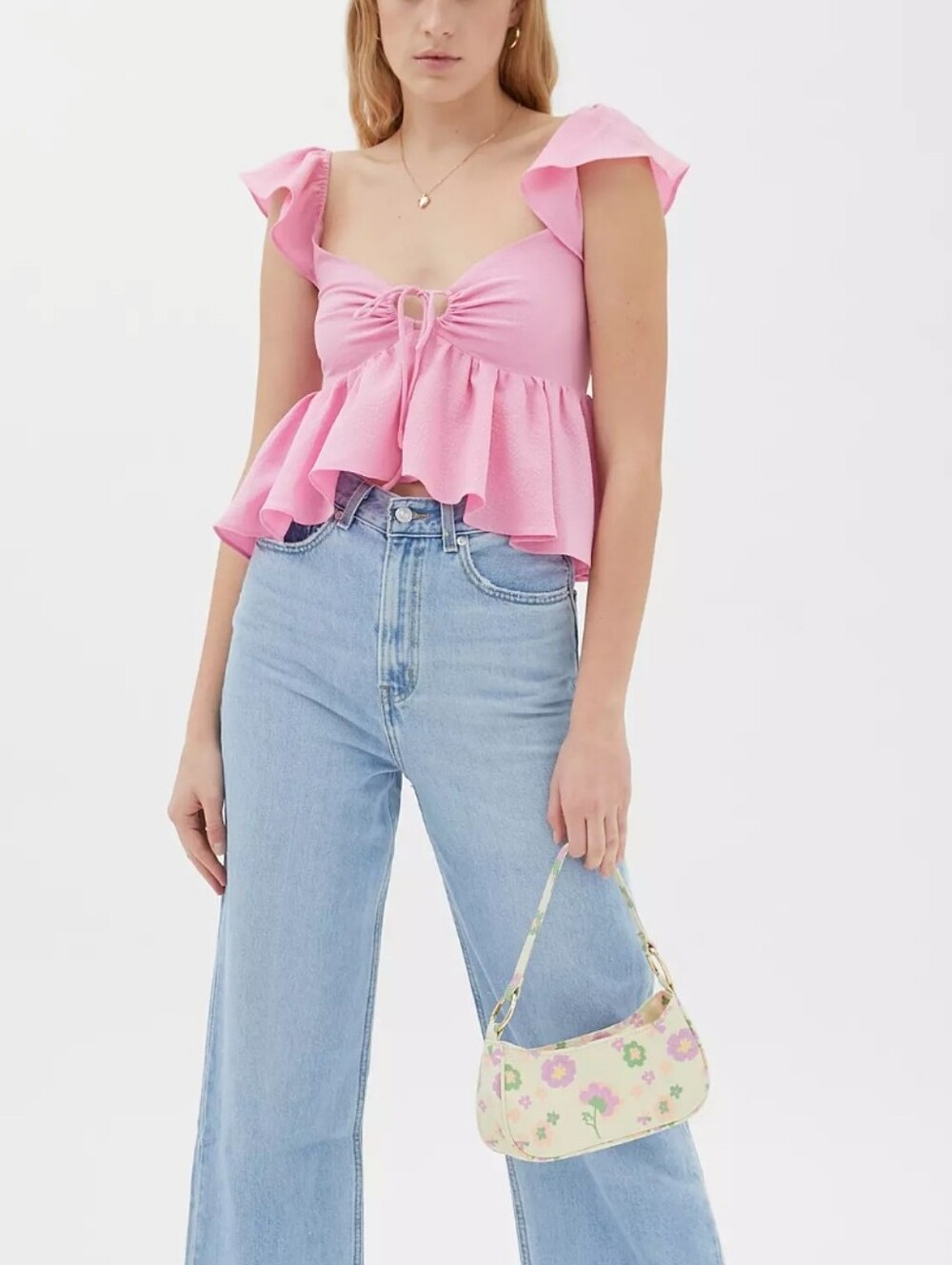Sierra Key hole Babydoll Blouse